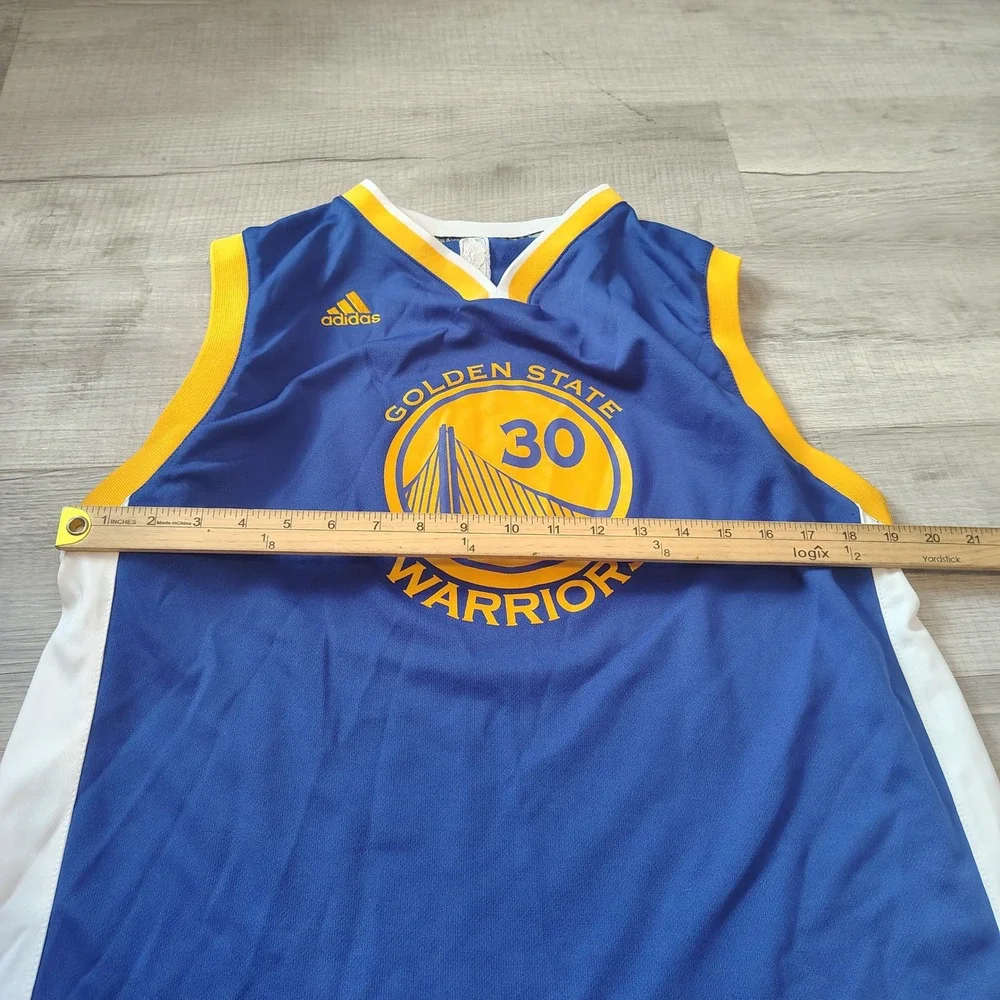 Adidas Golden State Warriors Stephen Curry 30 Jersey Kids XL 18/20 Blue NBA
